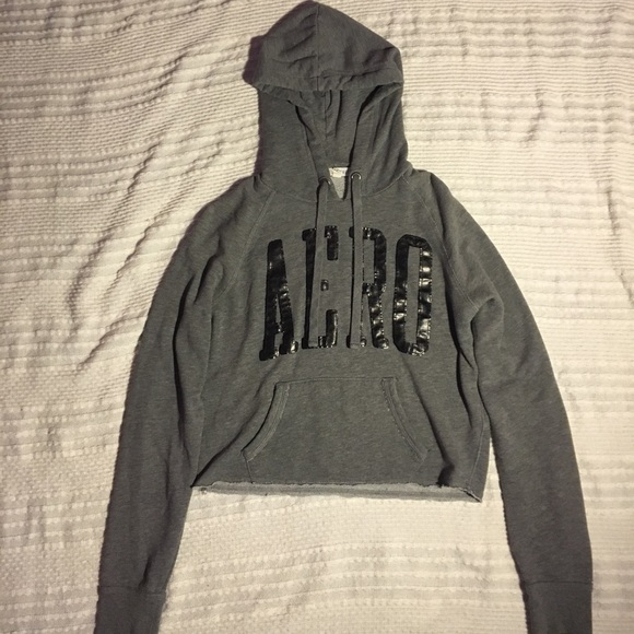 aeropostale cropped hoodie